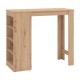 ΤΡΑΠΕΖΙ-ΜΠΑΡ VALENCE ARTISAN OAK 120x50x105εκ