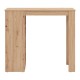 ΤΡΑΠΕΖΙ-ΜΠΑΡ VALENCE ARTISAN OAK 120x50x105εκ