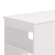 ΤΡΑΠΕΖΙ-ΜΠΑΡ VALENCE ΛΕΥΚΟ 120x50x105εκ