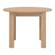 ΣΤΡΟΓΓΥΛΟ ΤΡΑΠΕΖΙ ΤΡΑΠΕΖΑΡΙΑΣ ANCONA ARTISAN OAK ΧΡΩΜΑ 109x109x77εκ