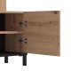 ΕΠΙΠΛΟ ΧΩΛ CAPITELLO ARTISAN-ΜΑΥΡΟ-ΜΑΥΡΟ ΜΑΤ FOIL 90x33x191εκ fxtr