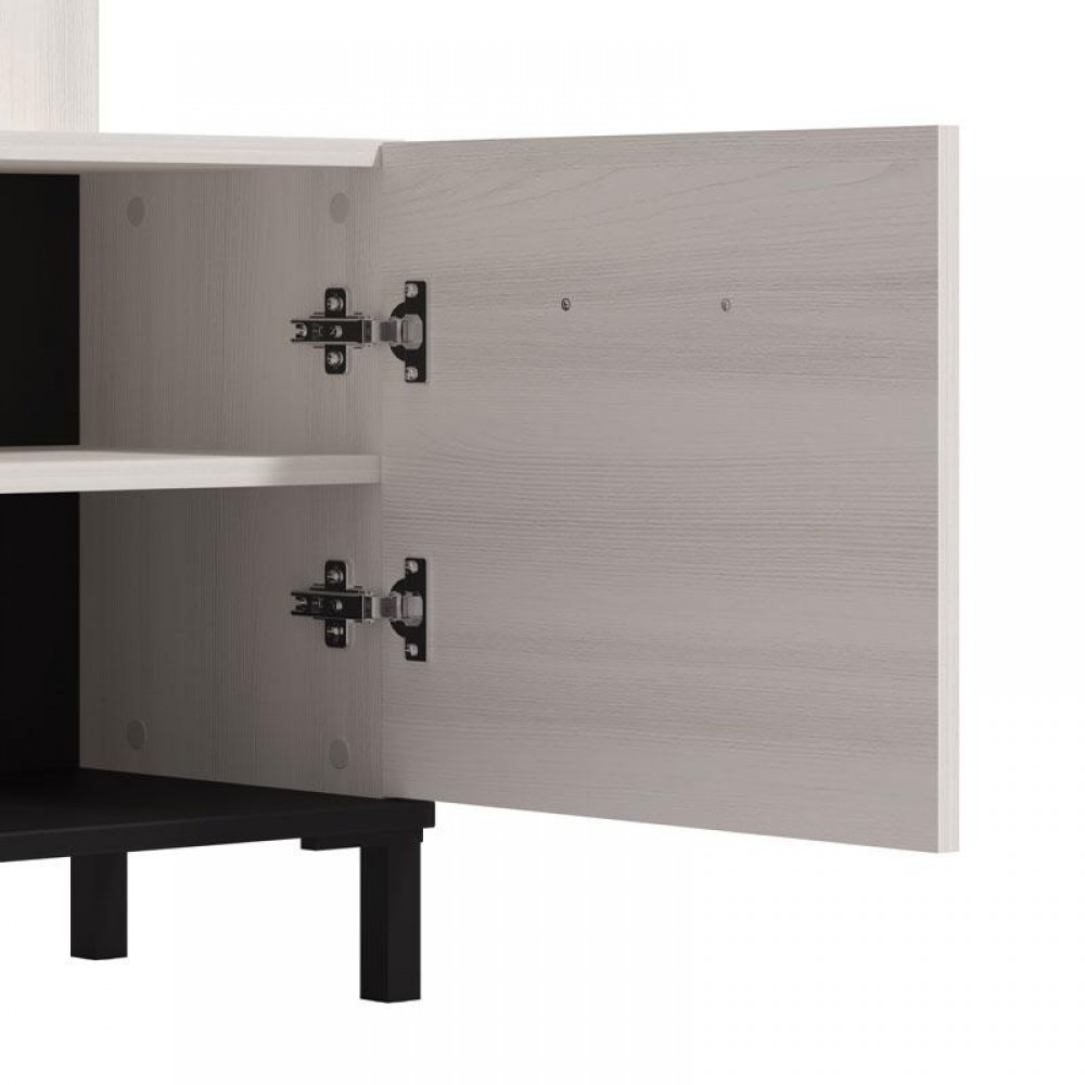 ΕΠΙΠΛΟ ΧΩΛ CAPITELLO SURFSIDE-ΜΑΥΡΟ-ΜΑΥΡΟ ΜΑΤ FOIL 90x33x191εκ fxtr