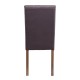 ΚΑΡΕΚΛΑ ΤΡΑΠΕΖΑΡΙΑΣ Fylliana Τ-12 Domenic ΚΑΦΕ ΥΦΑΣΜΑ GREY OAK ΠΟΔΙΑ 45x45x90εκ