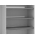 ΣΕΤ ΡΑΦΙΑ Pg3 - w245 ΓΚΡΙ ΧΡΩΜΑ 120x45x1,6εκ