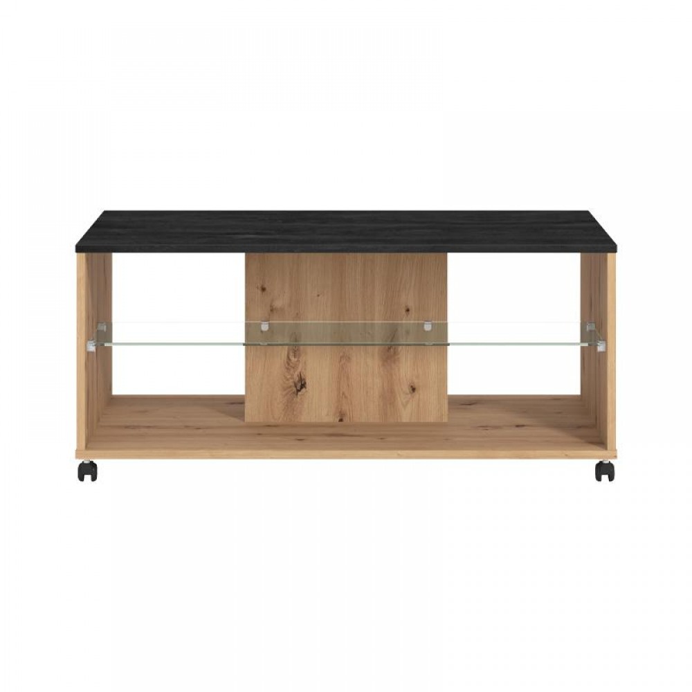 ΤΡΑΠΕΖΑΚΙ ΣΑΛΟΝΙΟΥ NORTE ARTISAN OAK-CARBON 101x60x45εκ