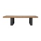 ΠΑΓΚΑΚΙ Fylliana Malibu ΜΕ ΚΑΠΛΑΜΑ ΔΡΥΟΣ ΡΟΥΣΤΙΚ 160x40x45,5εκ