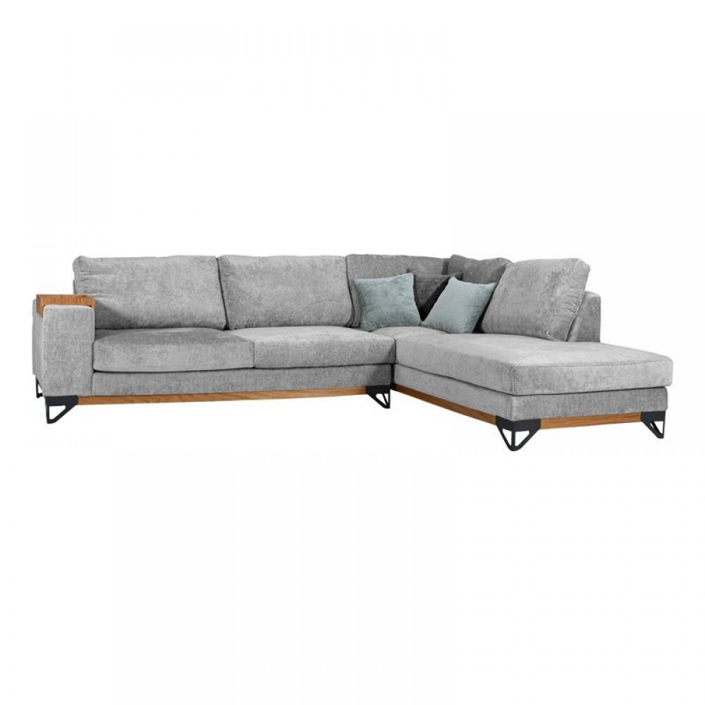 ΚΑΝΑΠΕΣ Fylliana Angelo ΔΕΞΙΑ ΓΩΝΙΑ ΓΚΡΙ 300x230x95