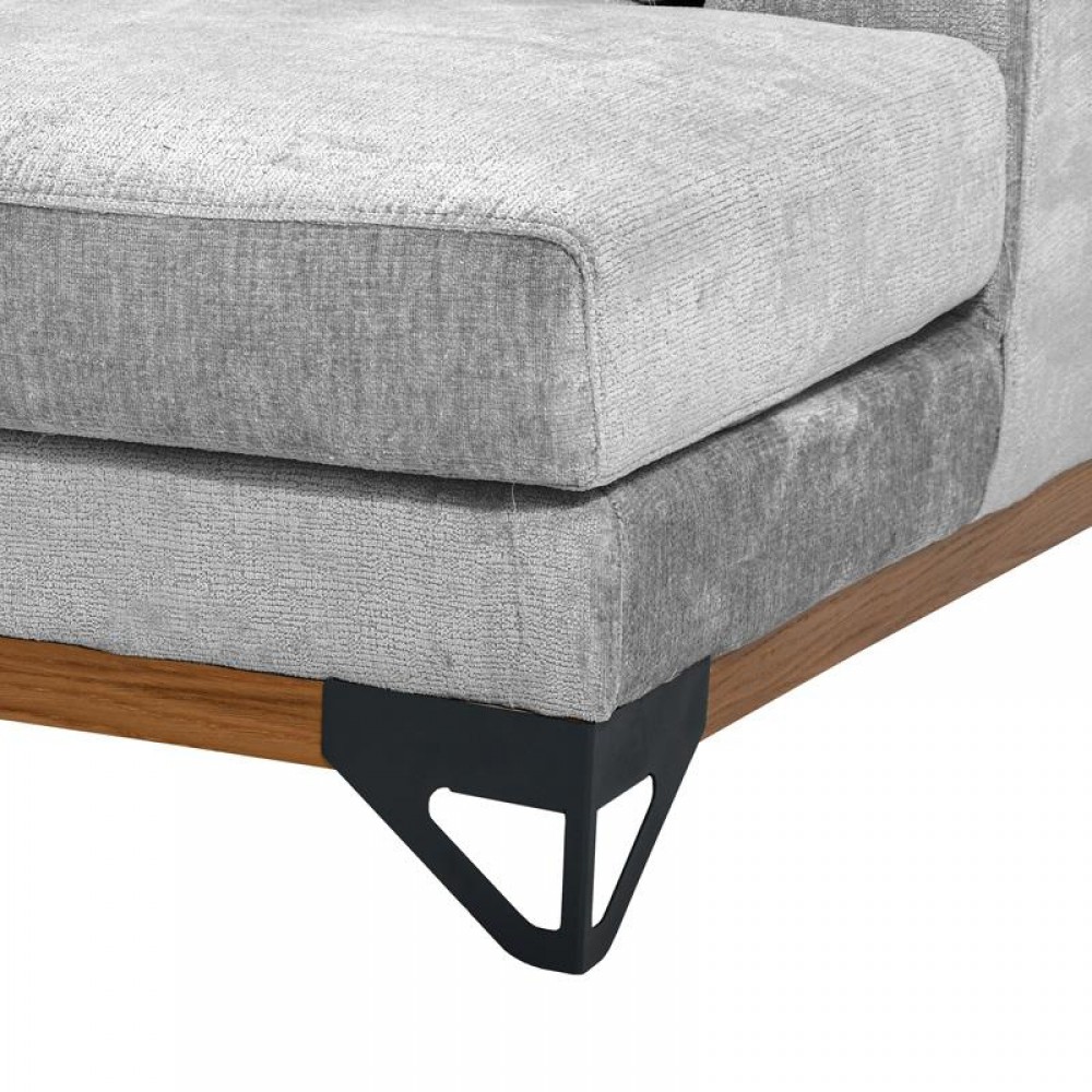 ΚΑΝΑΠΕΣ Fylliana Angelo ΔΕΞΙΑ ΓΩΝΙΑ ΓΚΡΙ 300x230x95