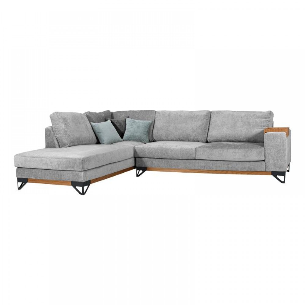 ΚΑΝΑΠΕΣ Fylliana Angelo ΑΡΙΣΤΕΡΗ ΓΩΝΙΑ ΓΚΡΙ 300x230x95