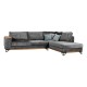 ΚΑΝΑΠΕΣ Fylliana Angelo ΔΕΞΙΑ ΓΩΝΙΑ ΣΚΟΥΡΟ ΓΚΡΙ 300x230x95