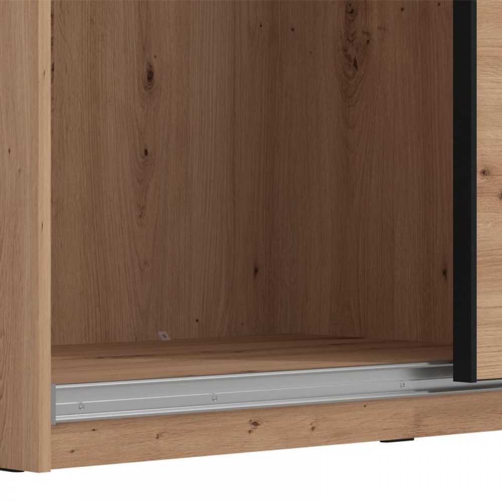 ΝΤΟΥΛΑΠΑ SARDINIA 270 OG ΜΕ ΚΑΘΡΕΦΤΗ ARTISAN OAK / ΜΑΥΡΟ 262.5x65.5x224εκ