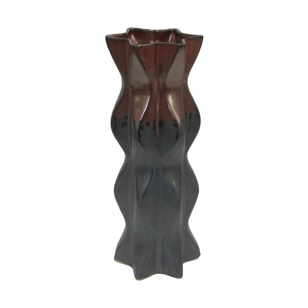 ΚΕΡΑΜΙΚΟ BAZO Fylliana 606564-1 ΓΚΡΙ ΚΑΦΕ ΧΡΩΜΑ 13x12x33εκ