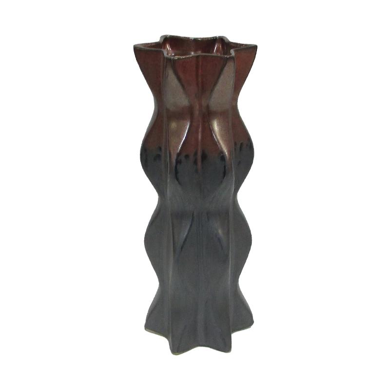 ΚΕΡΑΜΙΚΟ BAZO Fylliana 606564-1 ΓΚΡΙ ΚΑΦΕ ΧΡΩΜΑ 13x12x33εκ
