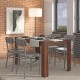 ΤΡΑΠΕΖΙ ΤΡΑΠΕΖΑΡΙΑΣ DOMUS DARK SONOMA/SONOMA 135x80.5x74.5εκ