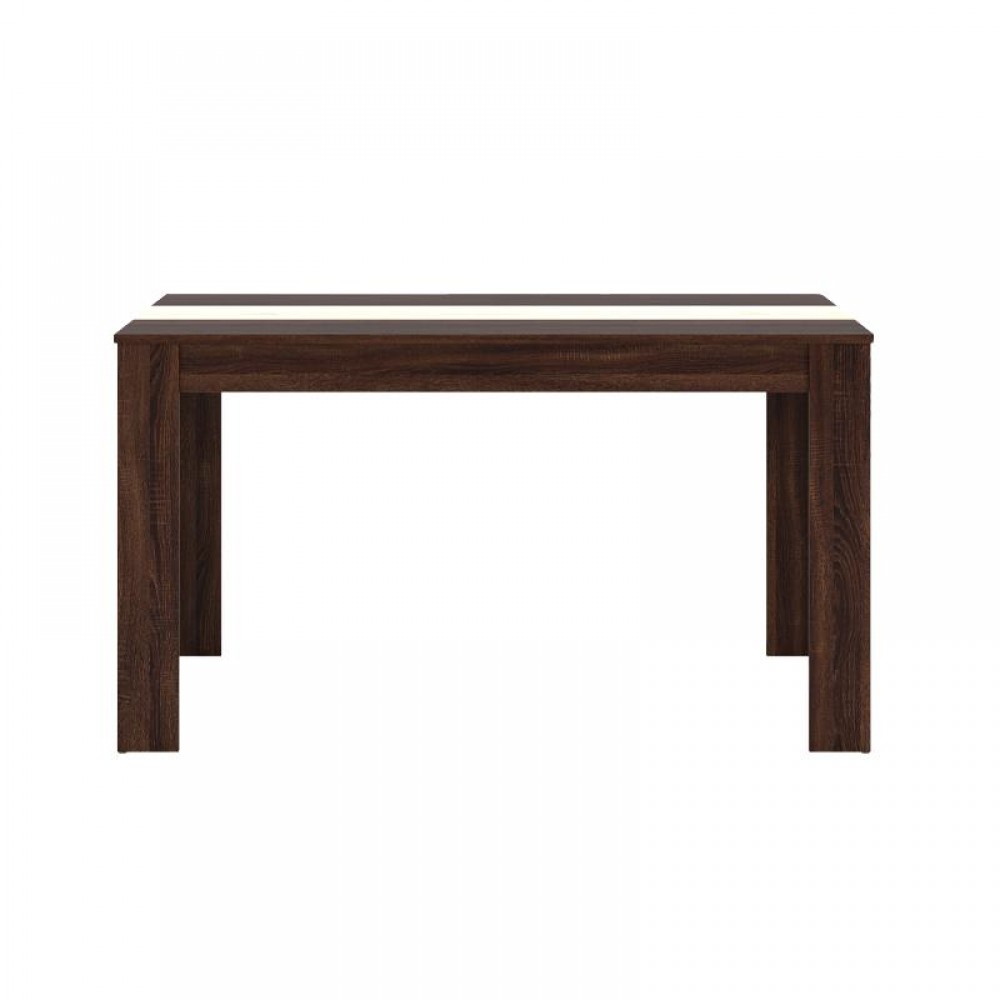 ΤΡΑΠΕΖΙ ΤΡΑΠΕΖΑΡΙΑΣ DOMUS DARK SONOMA/SONOMA 135x80.5x74.5εκ