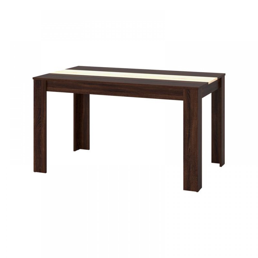 ΤΡΑΠΕΖΙ ΤΡΑΠΕΖΑΡΙΑΣ DOMUS DARK SONOMA/SONOMA 135x80.5x74.5εκ