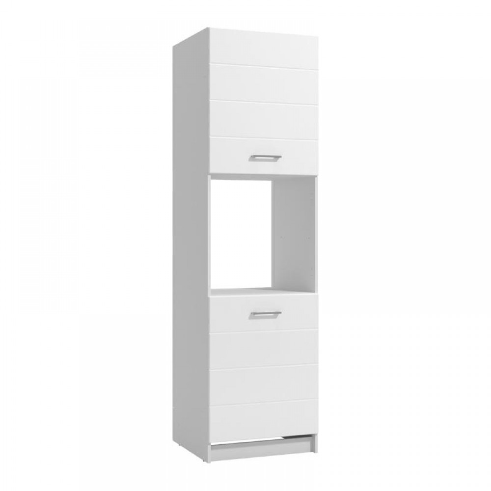 ΝΤΟΥΛΑΠΙ ΚΟΥΖΙΝΑΣ Diva BD 60 ΛΕΥΚΗ/ΛΕΥΚΗ ΛΑΚΑ 60x57,5x214,5εκ