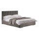 ΔΙΠΛΟ ΚΡΕΒΑΤΙ Fylliana Palermo TAUPE ΧΡΩΜΑ ΥΦΑΣΜΑΤΟΣ 175x214x115εκ (160x200)