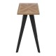 ΚΟΝΣΟΛΑ Fylliana FL1564 SONOMA MDF ΜΕ ΜΑΥΡΑ ΠΟΔΙΑ 120x40x75εκ