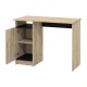ΓΡΑΦΕΙΟ Rey GREY OAK-ΜΑΥΡΟ 100x50x74,5εκ