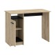 ΓΡΑΦΕΙΟ Rey GREY OAK-ΜΑΥΡΟ 100x50x74,5εκ