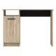 ΓΡΑΦΕΙΟ Rey GREY OAK-ΜΑΥΡΟ 100x50x74,5εκ