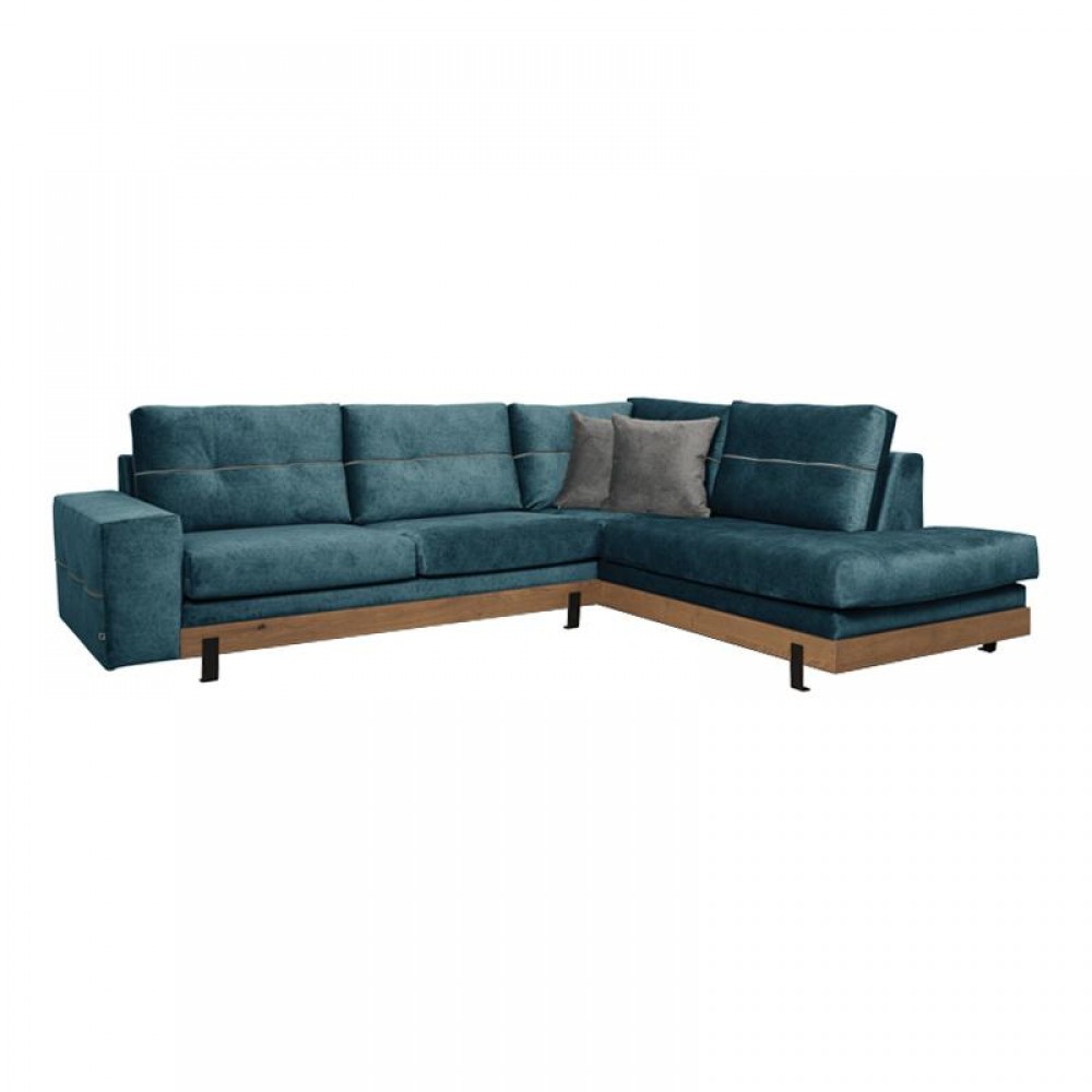 ΚΑΝΑΠΕΣ ΓΩΝΙΑ Murcia NAVY BLUE-ΣΚΟΥΡΟ ΓΚΡΙ ΔΕΞΙΑ ΓΩΝΙΑ 280x220εκ