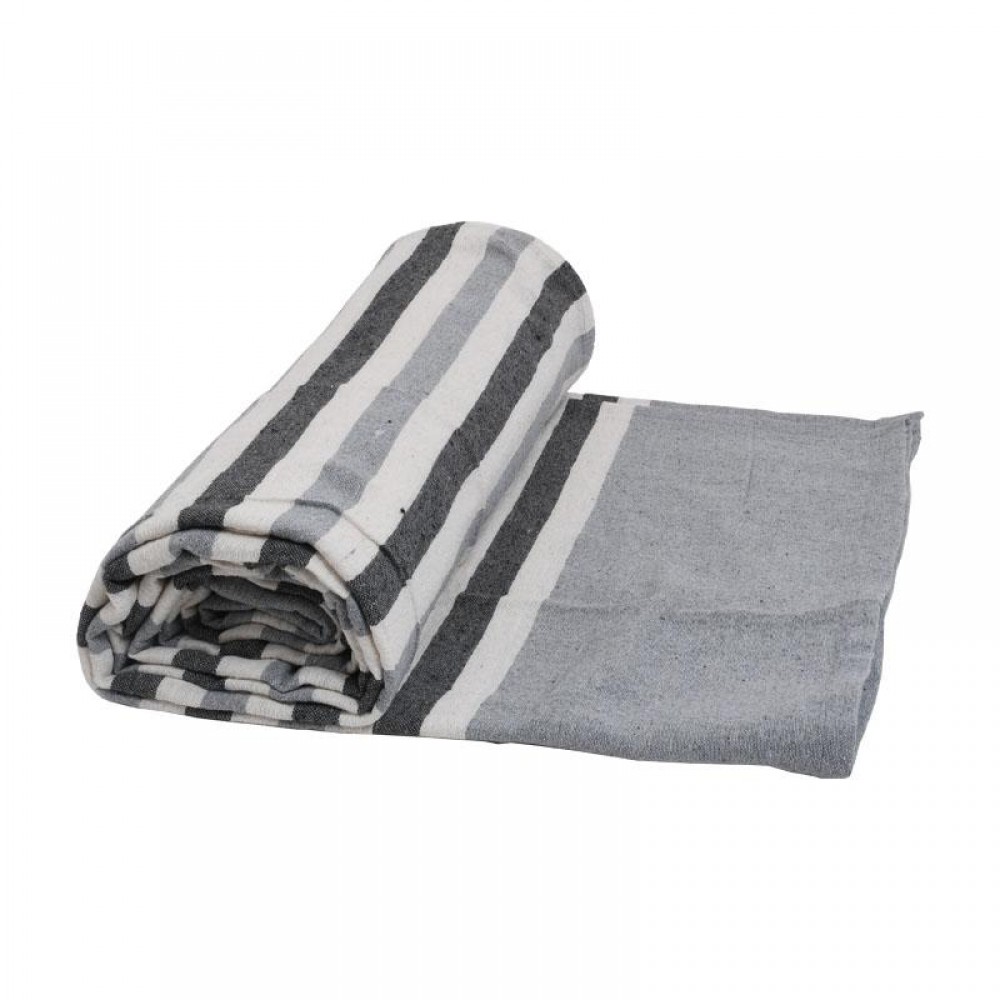 ΡΙΧΤΑΡΙ Fylliana Multi Stripe ΓΚΡΙ ΧΡΩΜΑ 170x270εκ
