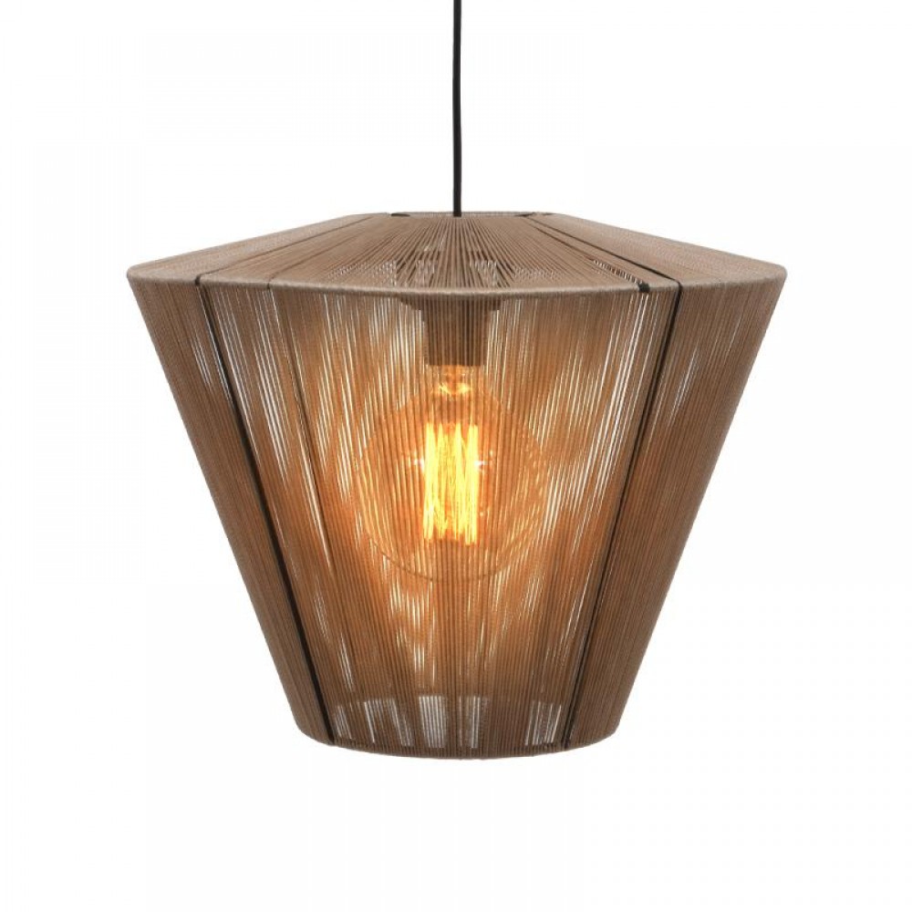 ΜΟΝΟΦΩΤΟ Fylliana Cord ΚΑΦΕ 50x35εκ Ε27