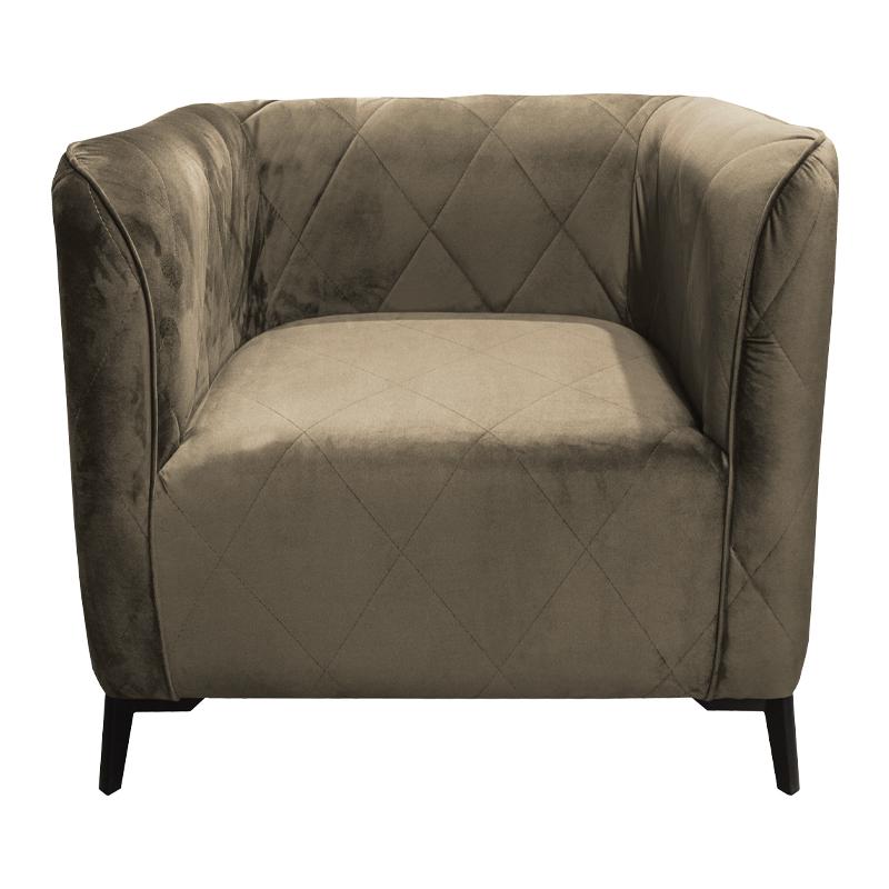 ΠΟΛΥΘΡΟΝΑ Fylliana Cube TAUPE ΧΡΩΜΑ 80x72x70εκ