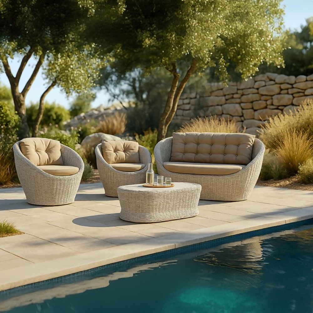 ΣΕΤ ΣΑΛΟΝΙ ΕΞΟΧΗΣ Fylliana Aluminium 