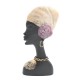 ΕΠΙΤΡΑΠΕΖΙΑ ΔΙΑΚΟΣΜΗΤΙΚΗ ΦΙΓΟΥΡΑ Fylliana FL984901 African lady ΜΑΥΡΟ-ΧΡΥΣΟ ΧΡΩΜΑ 15x5x30εκ