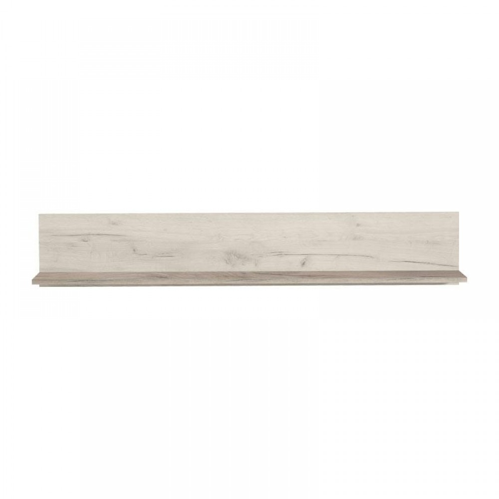 ΡΑΦΙ ΤΟΙΧΟΥ KENT ZP WHITE OAK - GREY OAK 138x19.5x24εκ f.l.d