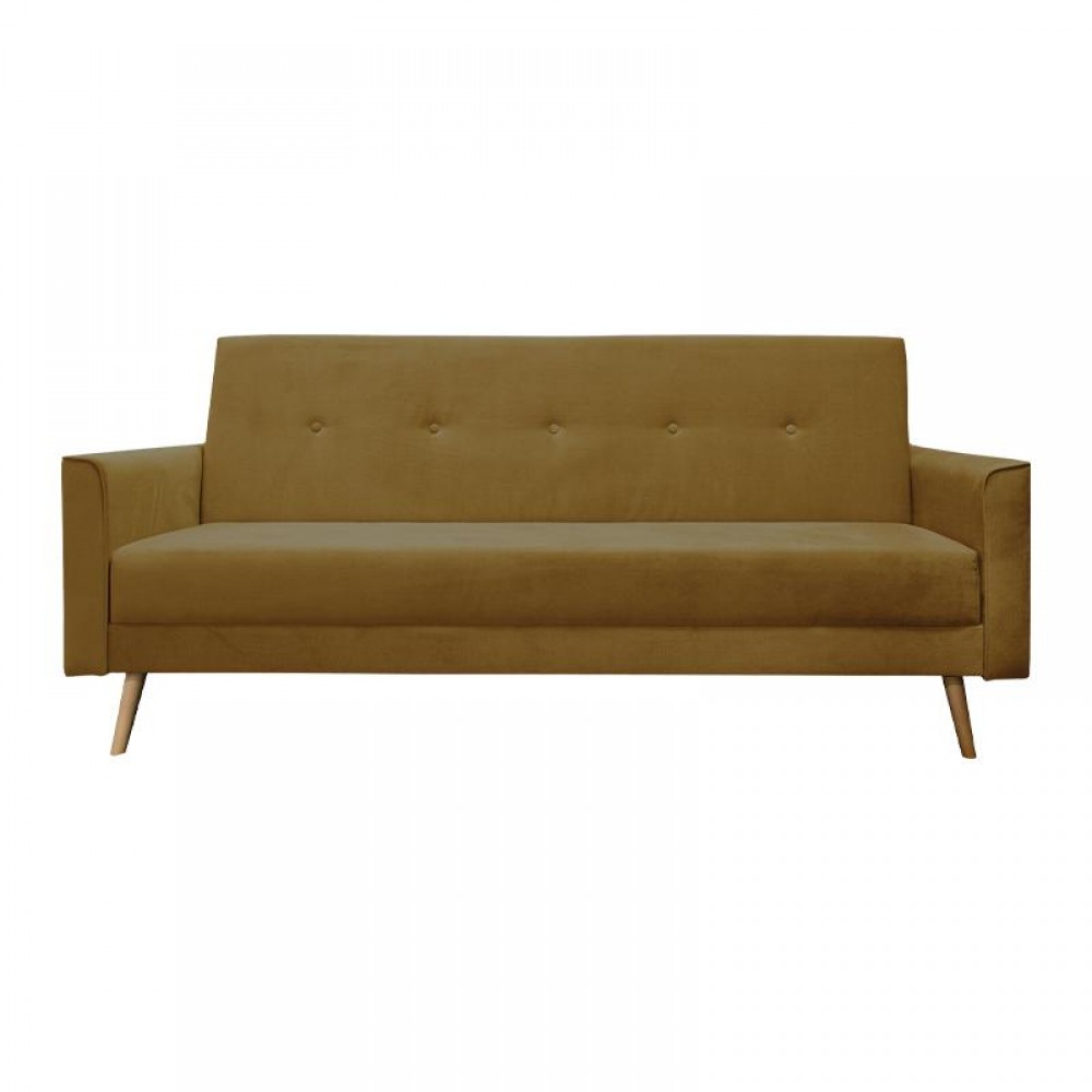ΚΑΝΑΠΕΣ ΚΡΕΒΑΤΙ Fylliana New Primavera ΚΙΤΡΙΝΟ 200x80x90εκ