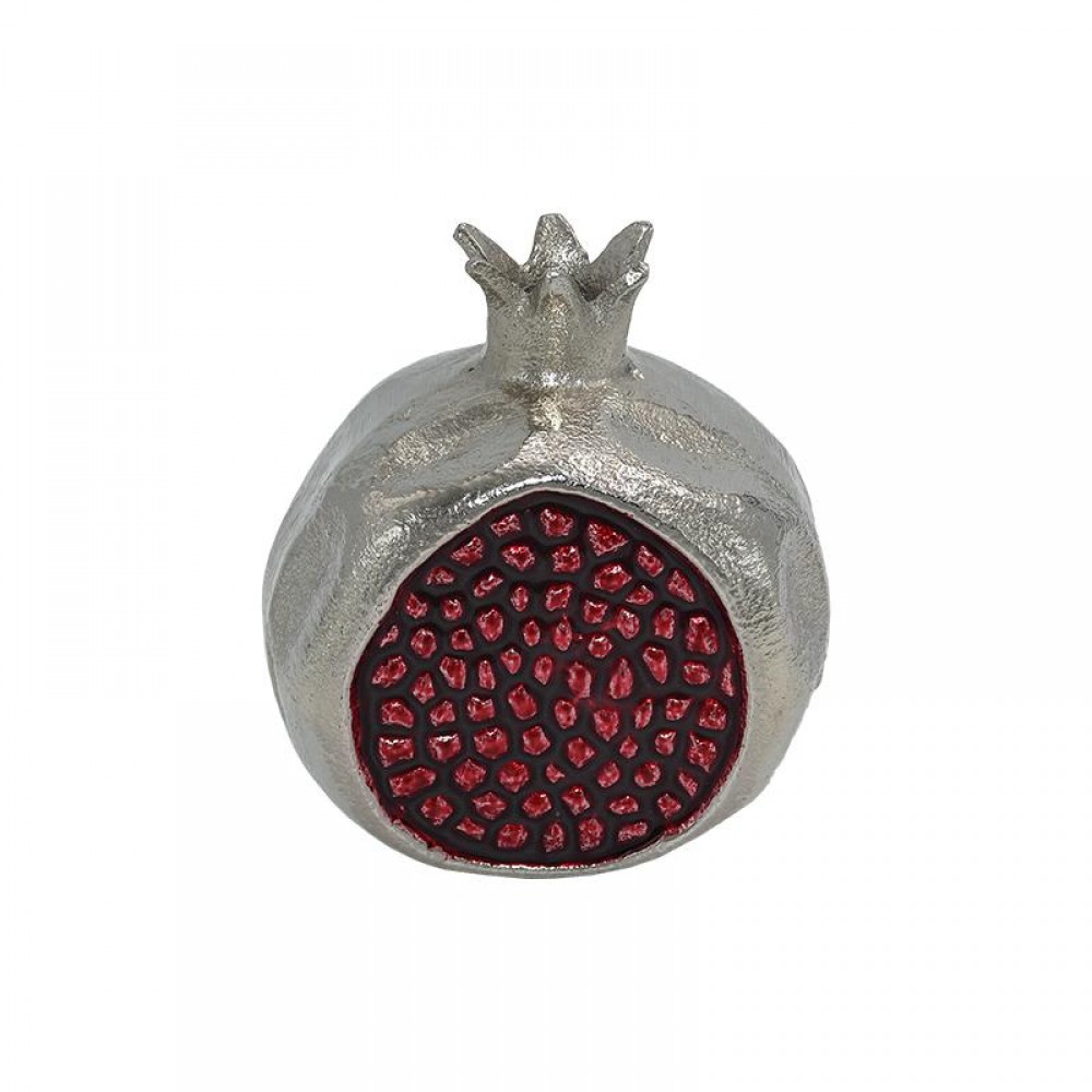 ΜΕΤΑΛΛΙΚΟ ΔΙΑΚΟΣΜΗΤΙΚΟ ΡΟΔΙ Fylliana Pomegranate ΝΙΚΕΛ-ΚΟΚΚΙΝΟ ΧΡΩΜΑ 8x10x11εκ