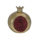 ΜΕΤΑΛΛΙΚΟ ΔΙΑΚΟΣΜΗΤΙΚΟ ΡΟΔΙ Fylliana Pomegranate ΧΡΥΣΟ-ΚΟΚΚΙΝΟ ΧΡΩΜΑ 13x10x13εκ