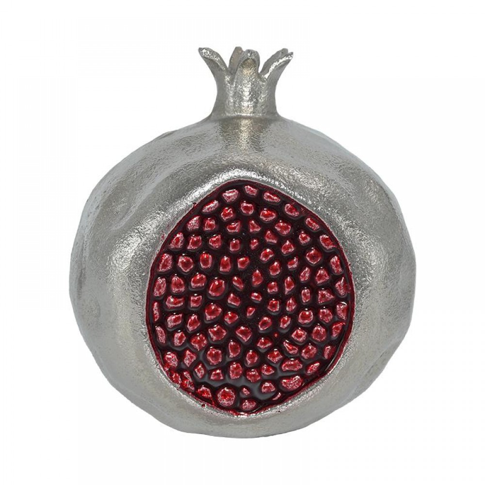 ΜΕΤΑΛΛΙΚΟ ΔΙΑΚΟΣΜΗΤΙΚΟ ΡΟΔΙ Fylliana Pomegranate ΝΙΚΕΛ-ΚΟΚΚΙΝΟ ΧΡΩΜΑ 15x13x16εκ