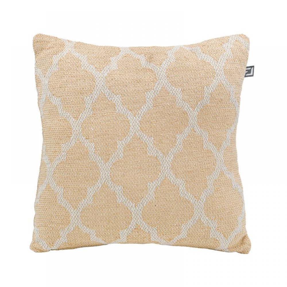 ΔΙΑΚΟΣΜΗΤΙΚΟ ΜΑΞΙΛΑΡΙ Fylliana Jacaurd ΜΠΕΖ ΧΡΩΜΑ 45x45εκ