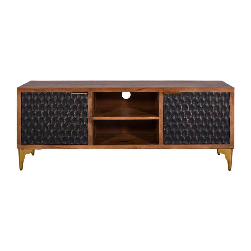 ΕΠΙΠΛΟ ΤΗΛΕΟΡΑΣΗΣ Fylliana Amrita ΚΑΦΕ ΧΡΩΜΑ 140x40x55εκ