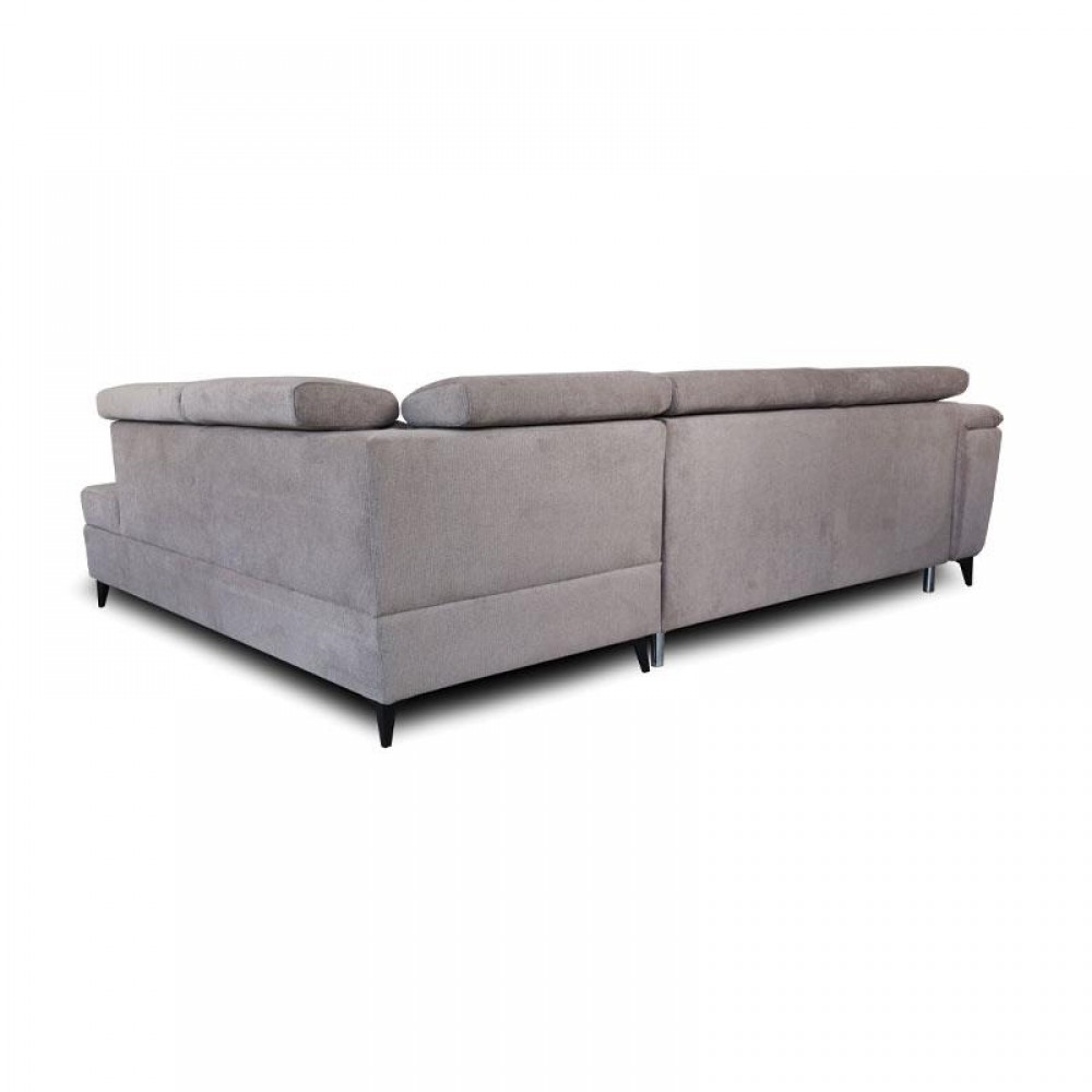 ΚΑΝΑΠΕΣ ΔΕΞΙΑ ΓΩΝΙΑ Fylliana Alessia ΜΠΕΖ ΥΦΑΣΜΑ 284x216x100εκ