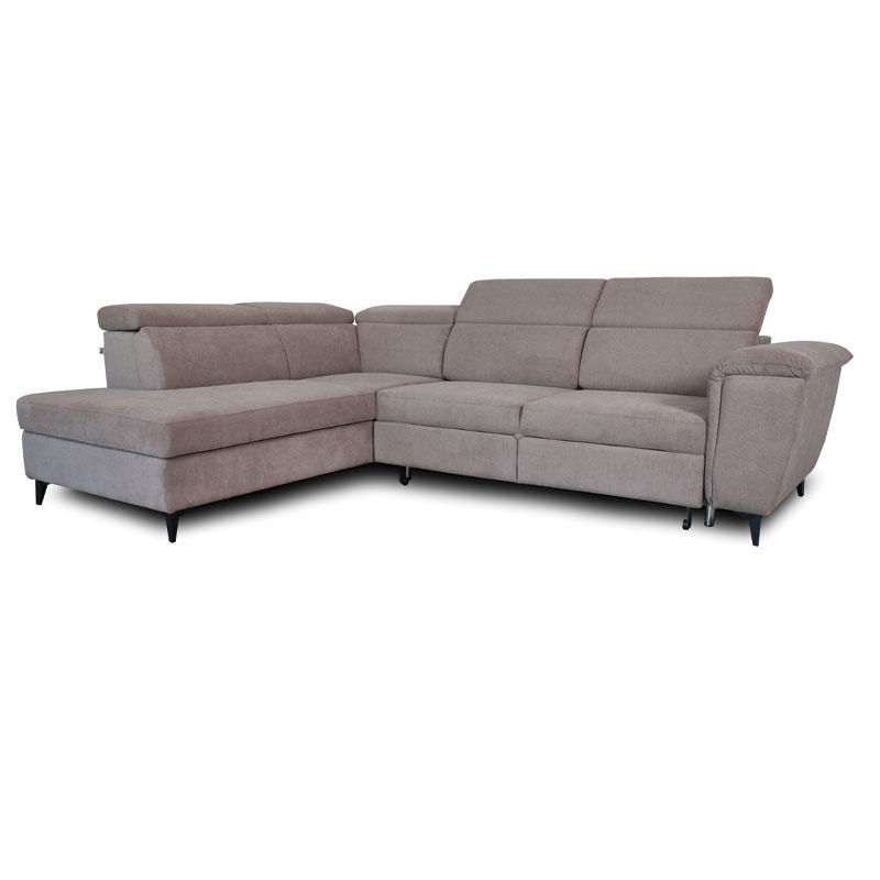 ΚΑΝΑΠΕΣ ΑΡΙΣΤΕΡΗ ΓΩΝΙΑ Fylliana Alessia ΜΠΕΖ ΥΦΑΣΜΑ 284x216x100εκ