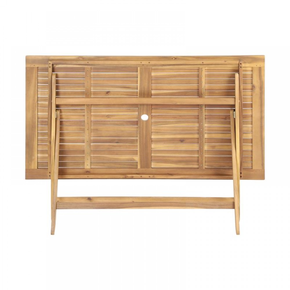 ΑΝΑΔΙΠΛΟΥΜΕΝΟ ΤΡΑΠΕΖΙ ΚΗΠΟΥ ΞΥΛΟ ΑΚΑΚΙΑΣ Fylliana FL943 ΚΑΡΥΔΙ ΣΚΕΛΕΤΟΣ 140x80x74εκ