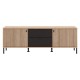 ΕΠΙΠΛΟ ΤΗΛΕΟΡΑΣΗΣ MAYENNE 157 3K2F2V ARTISAN OAK-ΜΑΥΡΟ MAT 157x40x55εκ