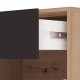 ΕΠΙΠΛΟ ΤΗΛΕΟΡΑΣΗΣ MAYENNE 150 3K1F2V ARTISAN OAK-ΜΑΥΡΟ MAT 151x40x55εκ