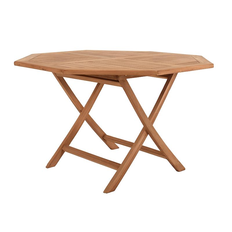 ΑΝΑΔΙΠΛΟΥΜΕΝΟ ΟΧΤΑΓΩΝΟ ΤΡΑΠΕΖΙ ΚΗΠΟΥ Fylliana Bali ΜΑΣΙΦ ΞΥΛΟ ΤΕΑΚ ΦΥΣΙΚΟ ΧΡΩΜΑ 120x75εκ