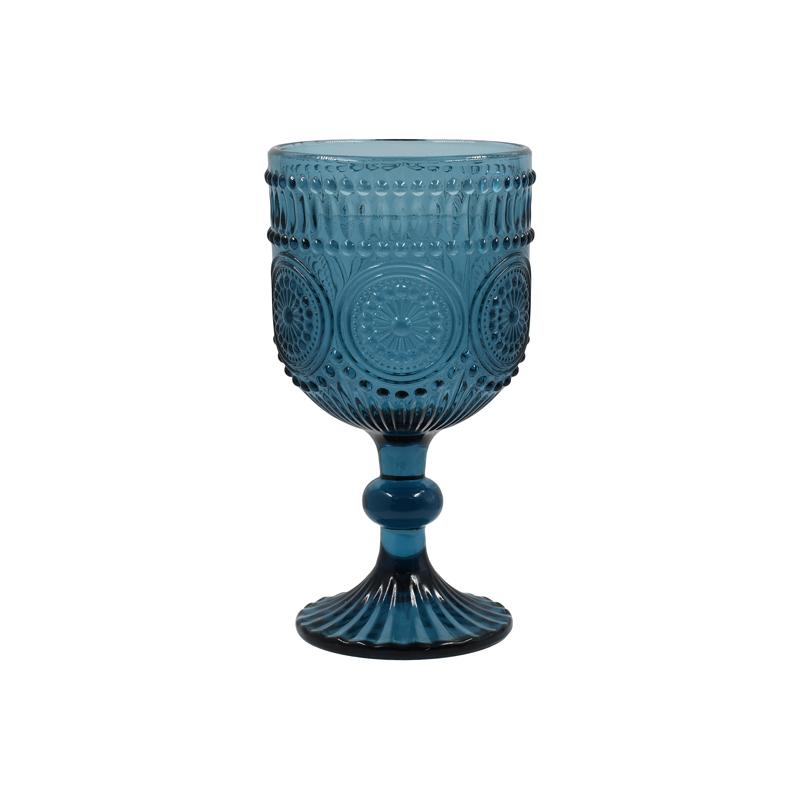 ΣΕΤ 6 ΤΕΜ ΠΟΤΗΡΙΑ Fylliana FL09 ΜΠΛΕ ΧΡΩΜΑ 9x17εκ