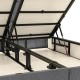 ΚΡΕΒΑΤΙ Fylliana New Nicolle ΓΚΡΙ ΜΕ ΑΠΟΘ ΧΩΡΟ 162x208x130εκ (160x200)