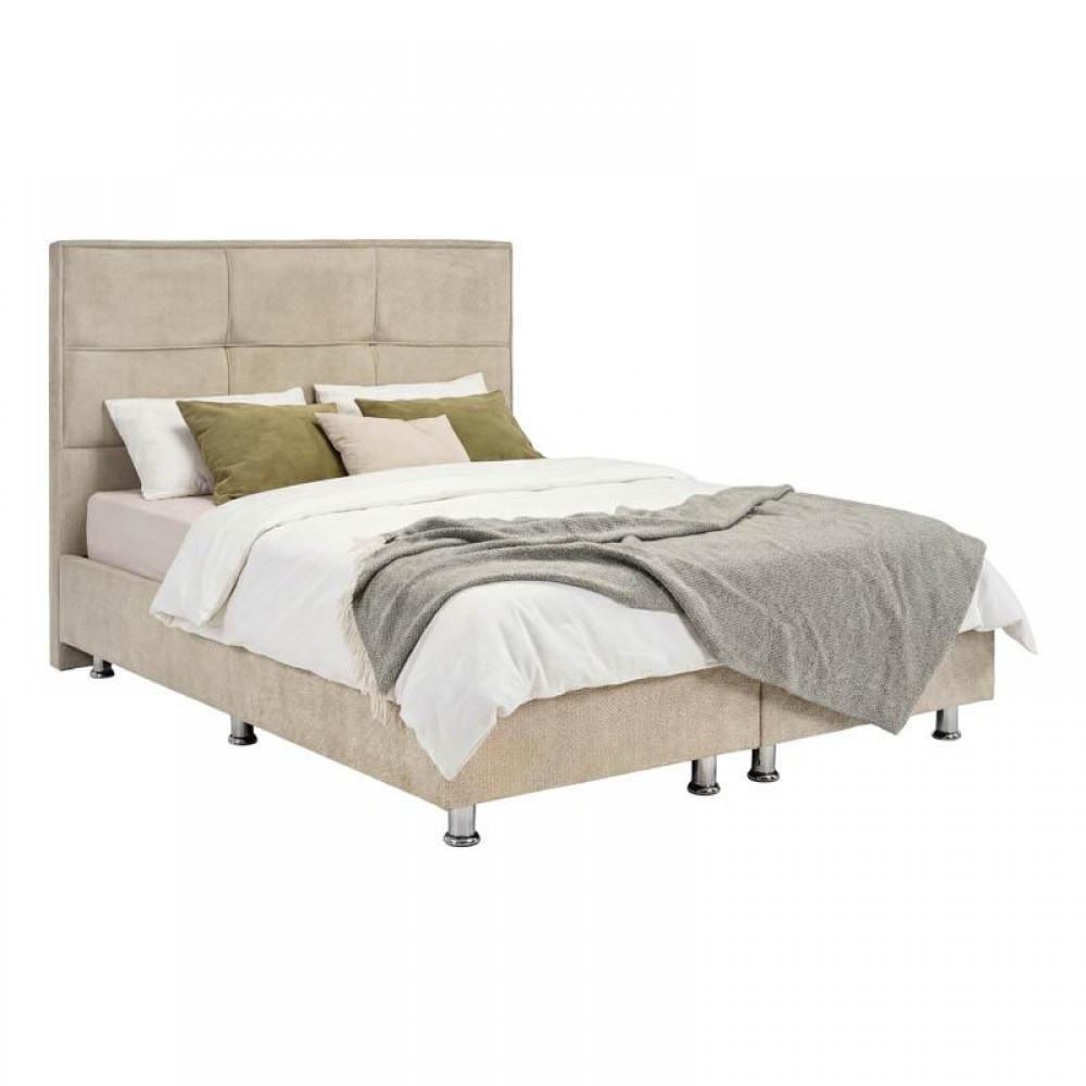 ΚΡΕΒΑΤΙ Fylliana New Nicolle ΜΠΕΖ ΜΕ ΑΠΟΘ ΧΩΡΟ 162x208x130εκ (160*200)