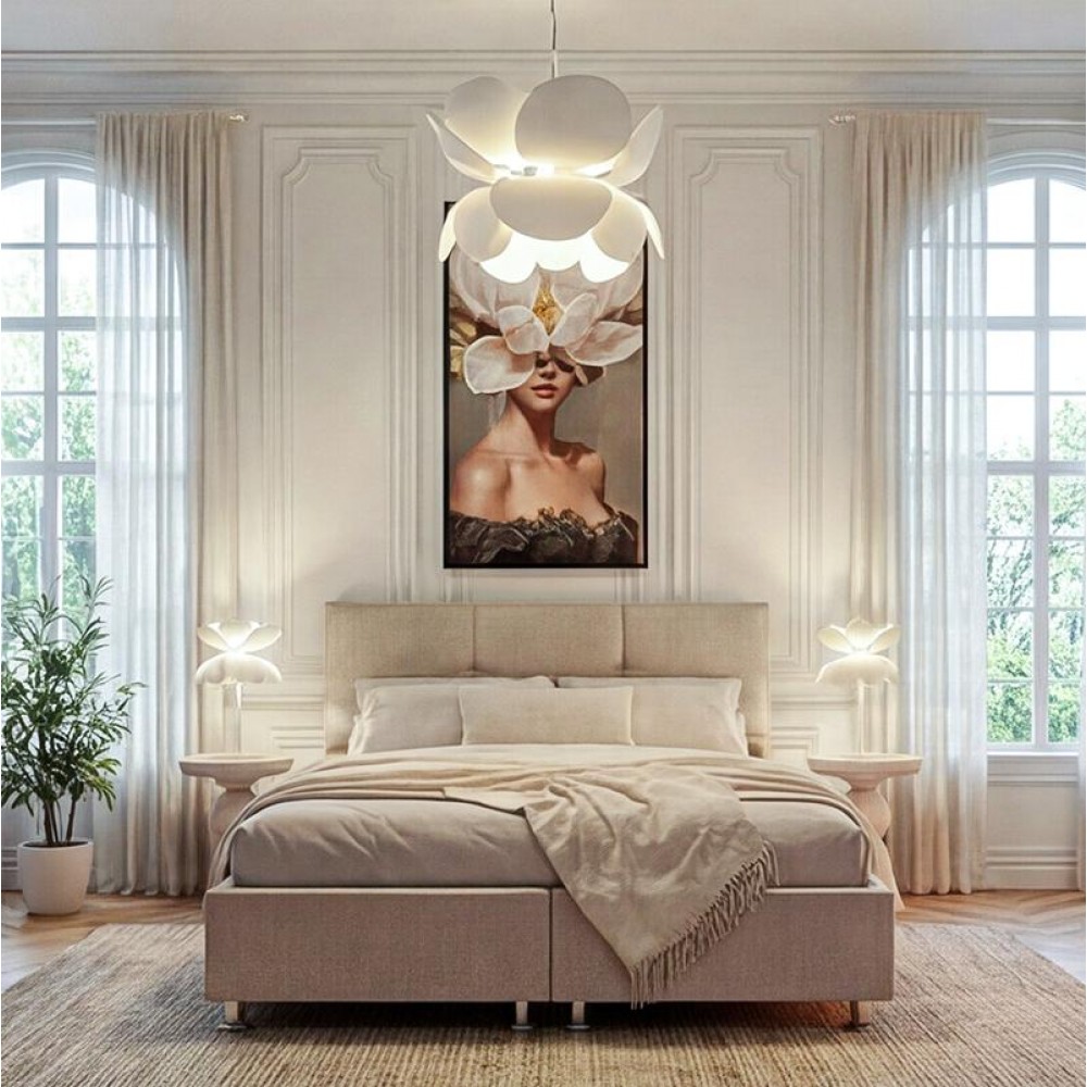 ΚΡΕΒΑΤΙ Fylliana New Nicolle ΜΠΕΖ ΜΕ ΑΠΟΘ ΧΩΡΟ 162x208x130εκ (160*200)