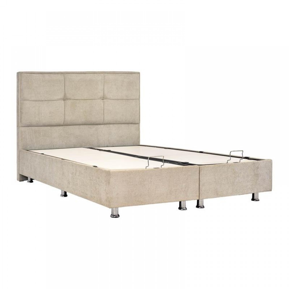 ΚΡΕΒΑΤΙ Fylliana New Nicolle ΜΠΕΖ ΜΕ ΑΠΟΘ ΧΩΡΟ 162x208x130εκ (160*200)